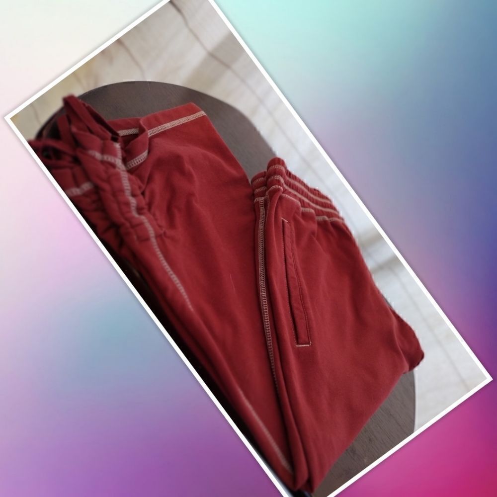 Pulp Cotton Comfy Capris Drawstring Waist And Length Size Medium - Picture 2 of 5